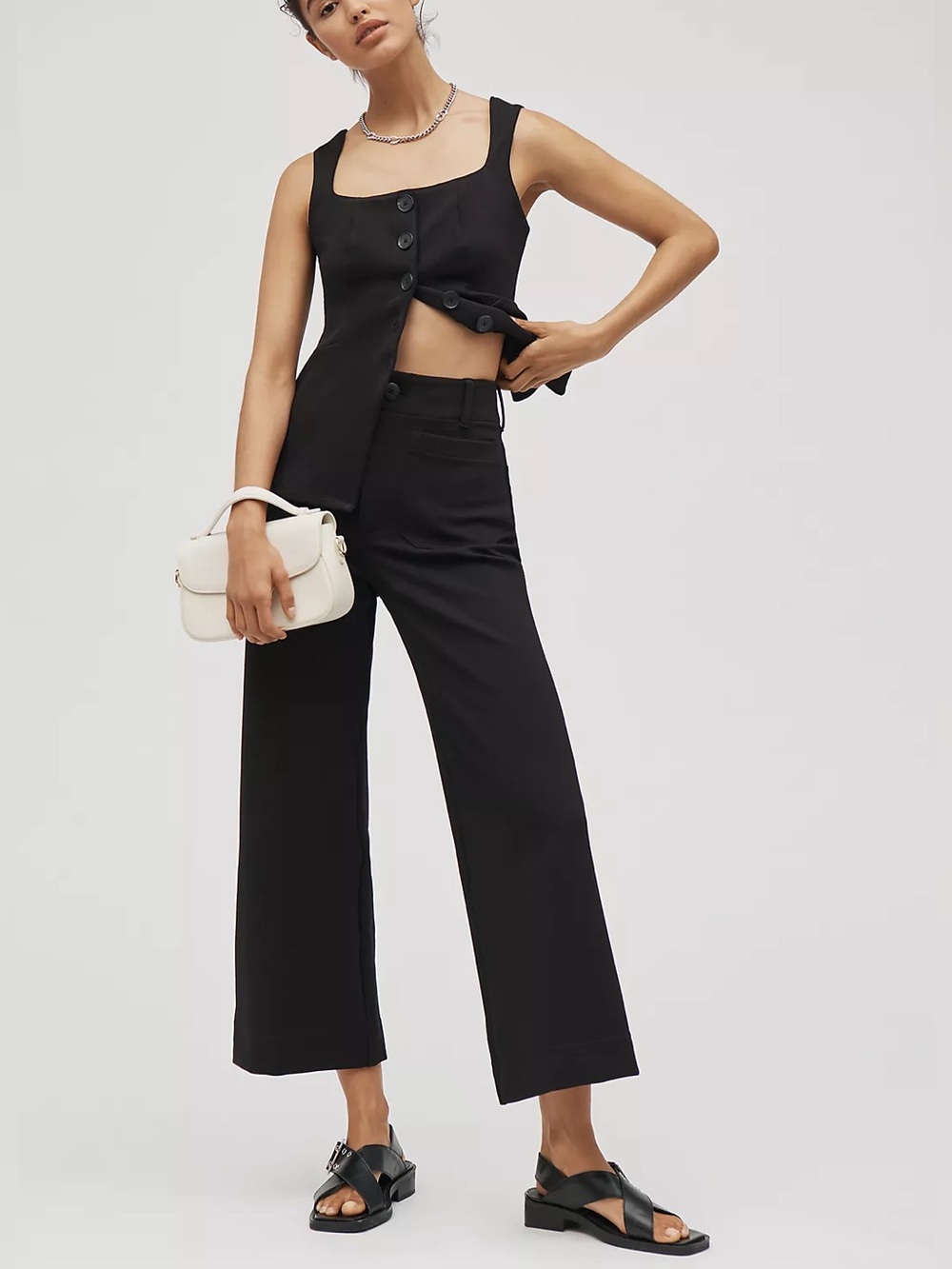 Maeve Colette Black Pants Sz 31
